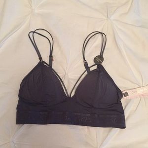 NEW WITH TAGS! Charcoal gray bralette.